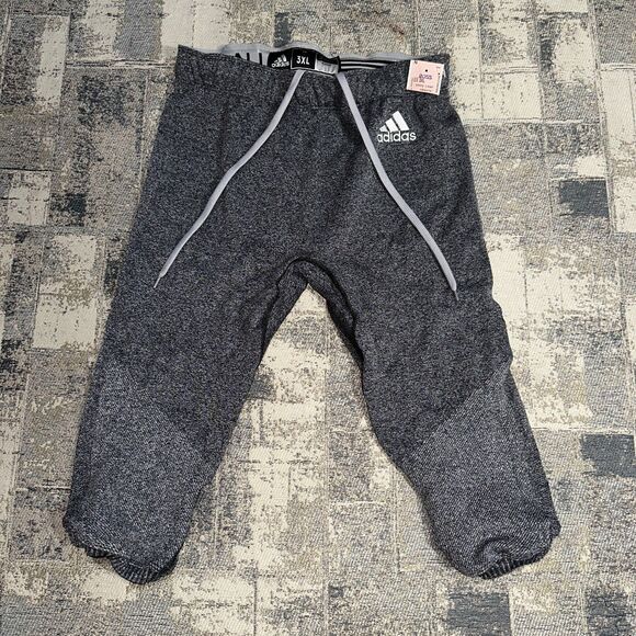 Adidas Primeknit A1 Football Mens 3XL Pants Gray DQ3418 (Pads Not Included) NWOT - Picture 1 of 8